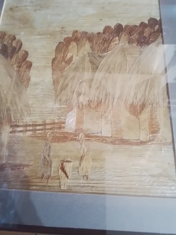 Framed Corn Husk Art 13.75x15.75" image indicator(6)