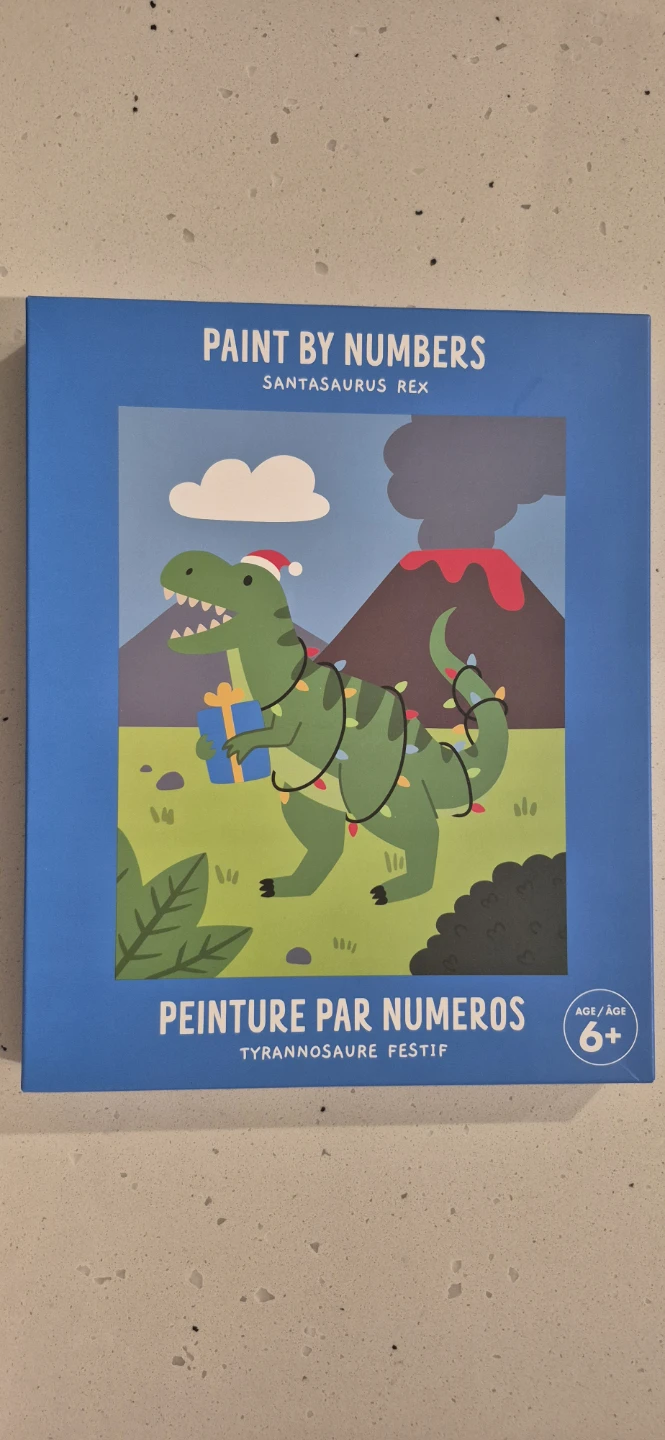 Wonder Co. Paint by Numbers - Santasaurus Rex