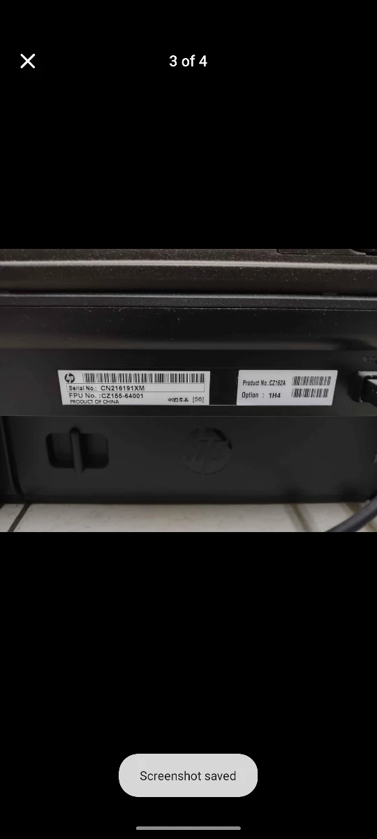 #cleanout HP CZ162A Printer - photo 3