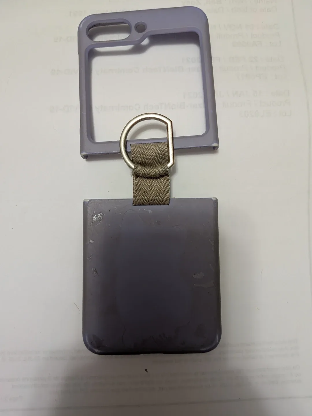 Samsung Galaxy Z Flip Case - Purple