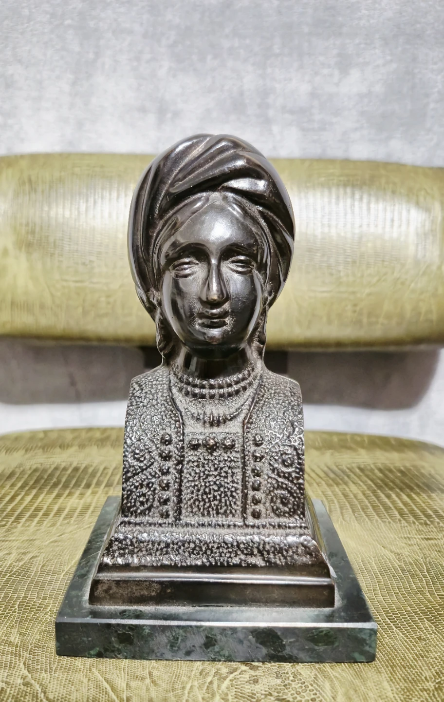 Bronze Bust Sculpture, Unknown Maker! - photo 2
