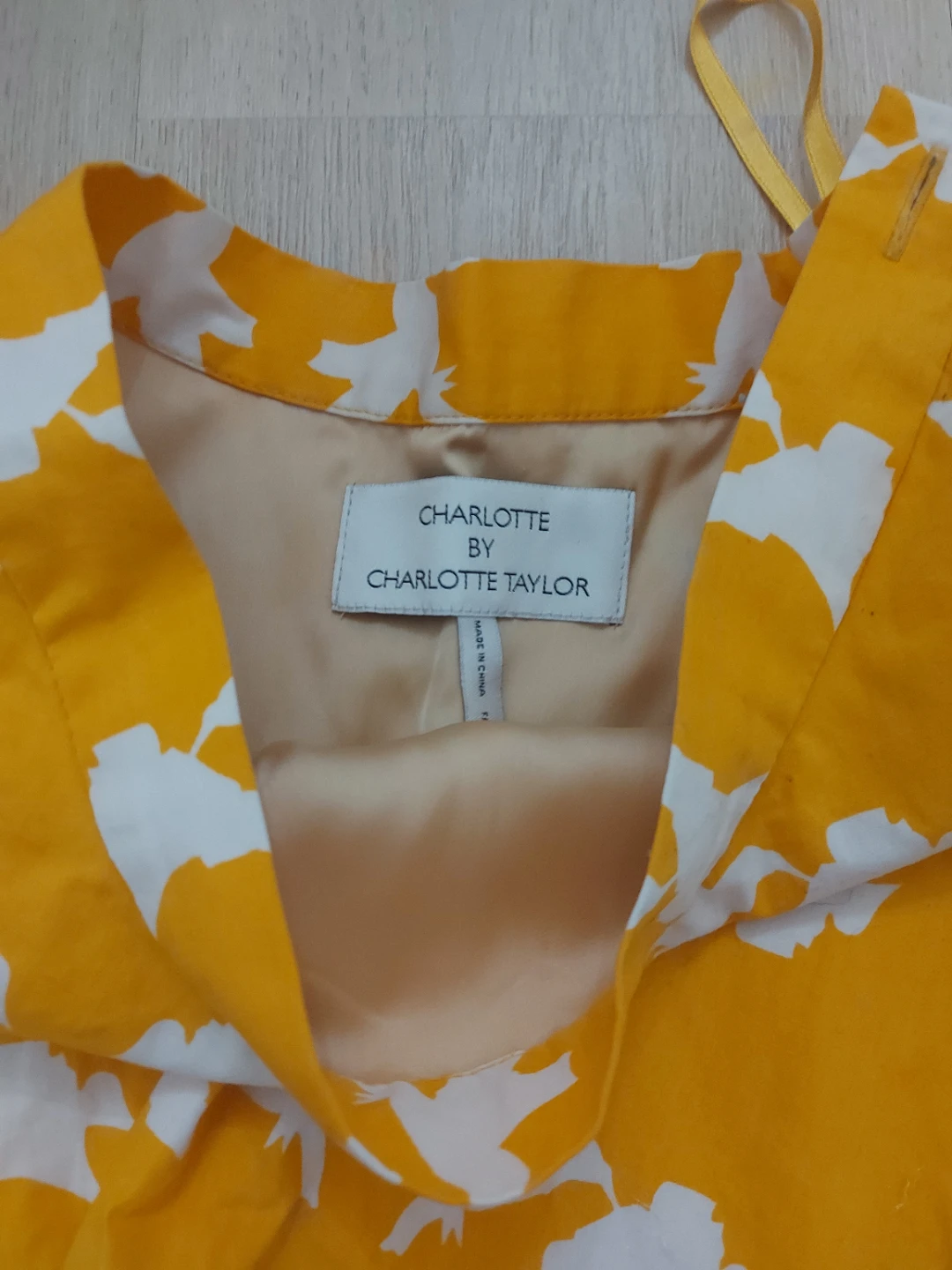 Charlotte Taylor Skirt - Yellow & White, Size M - photo 2