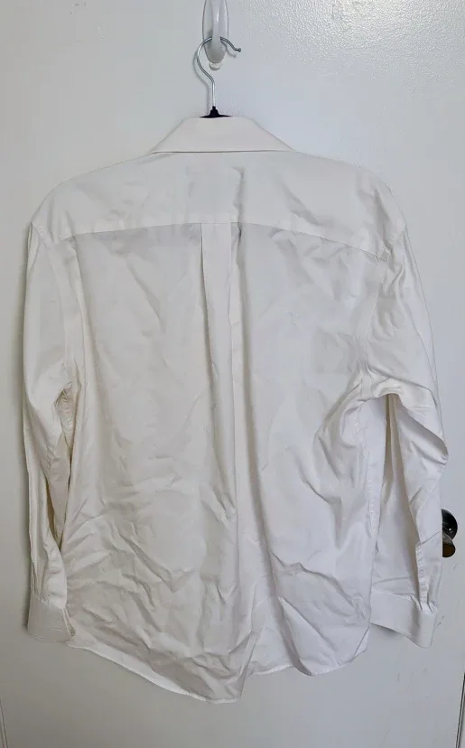 Joseph & Feiss White Men's Dress Shirt - Size15 1/2, 32/33 image indicator(3)