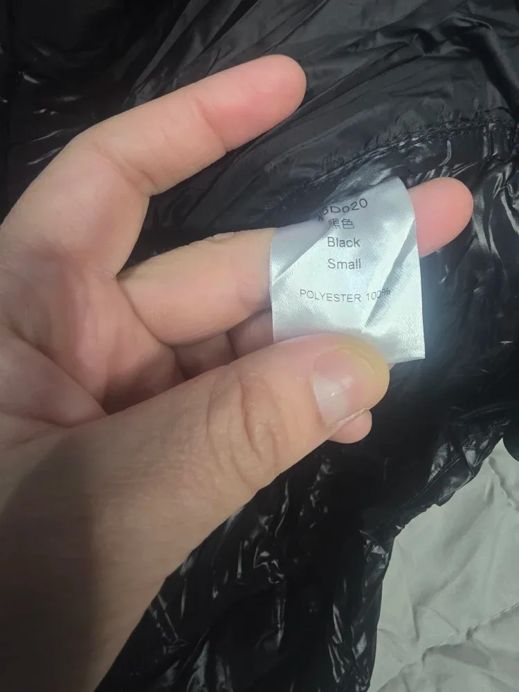 Black Puffer Jacket winter parka size small image indicator(8)