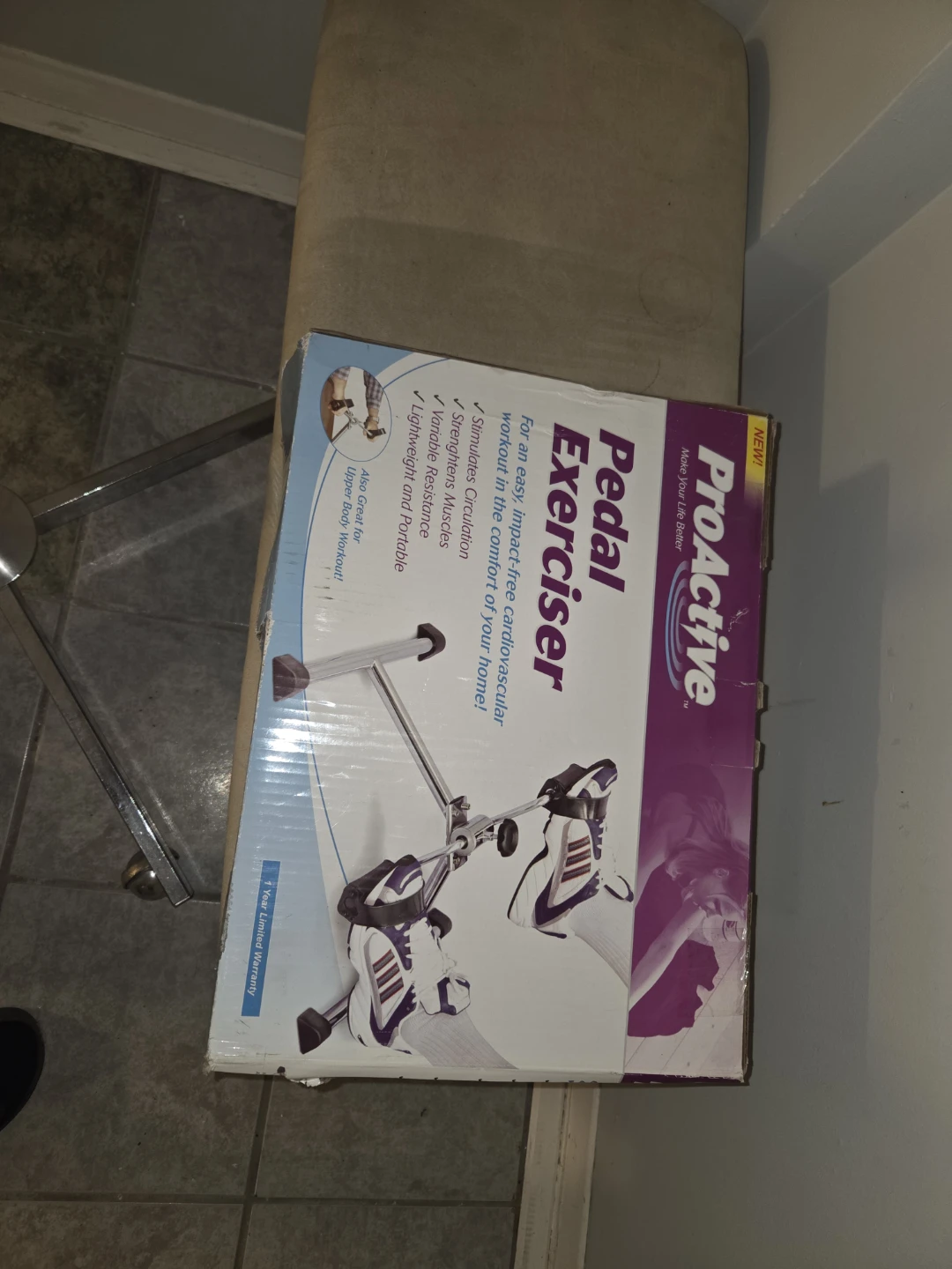 ProActive Pedal Exerciser - Lightweight & Portable