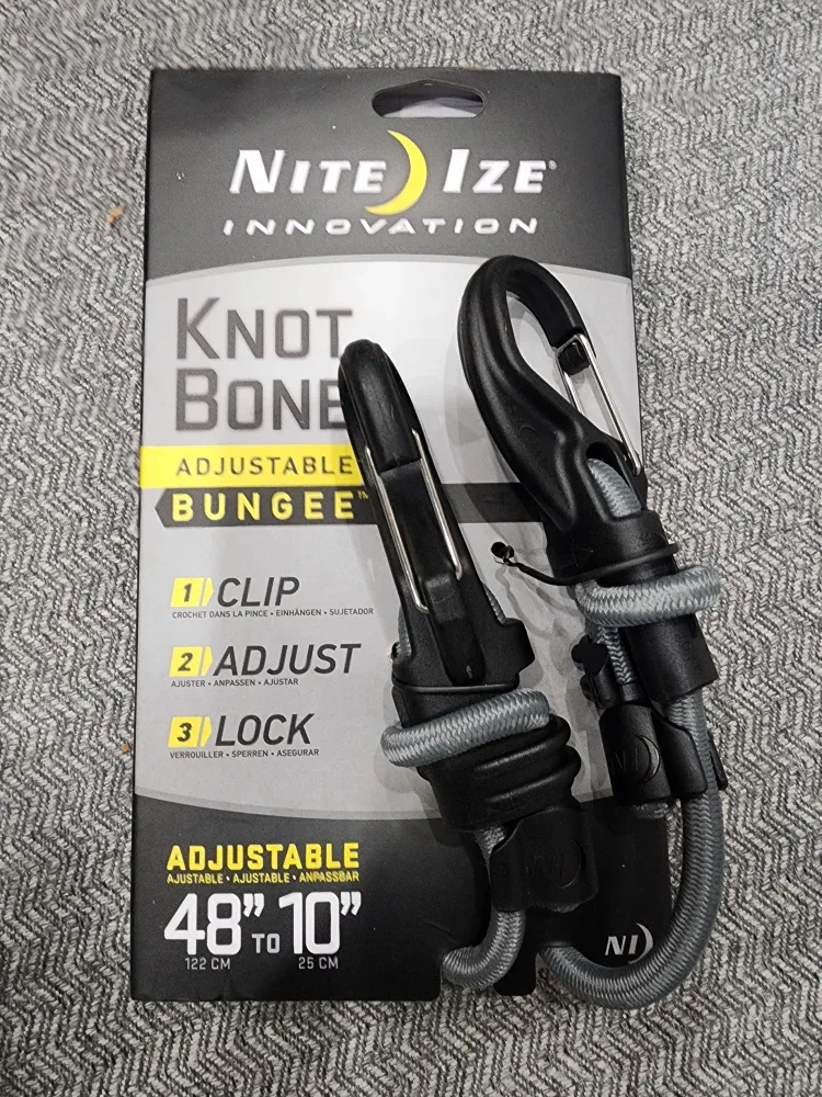 Nite Ize Knot Bone Adjustable Bungee - New