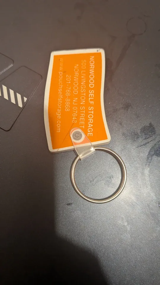 Norwood Self Storage Pouch Keyring - #Cleanout image indicator(2)