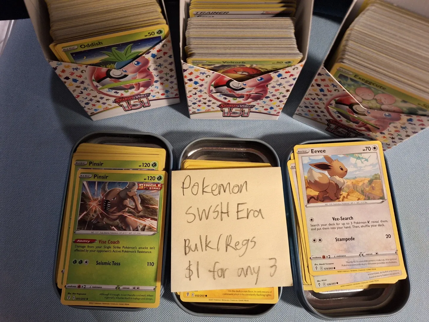 Pokemon SWSH Era Bulk/Regs $1 for any 3