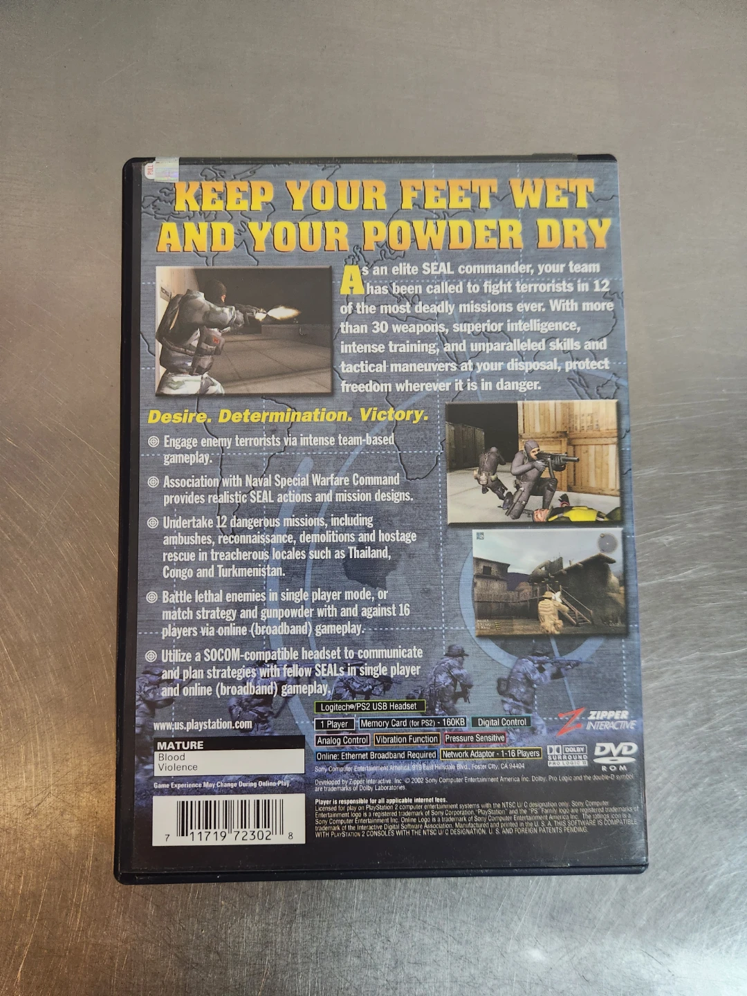 SOCOM: U.S. Navy SEALs - PlayStation 2 Game - photo 2