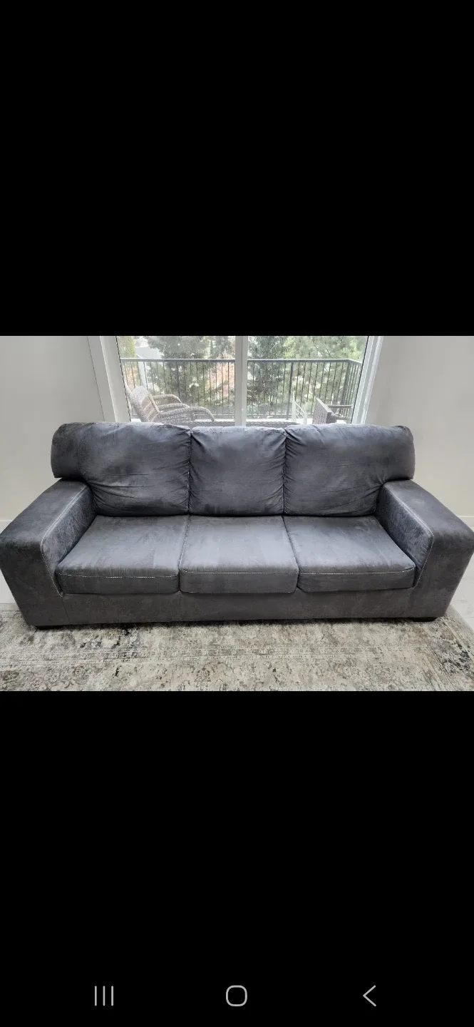 Grey Sofa with Cushions