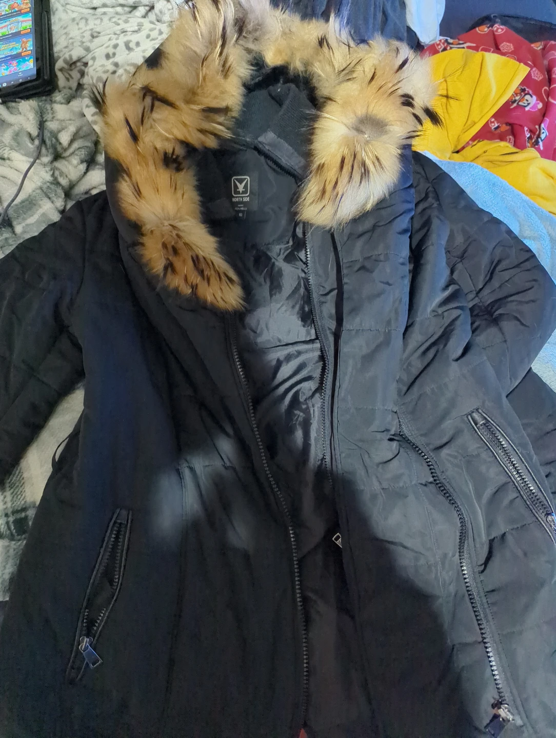 North Side Black Winter Jacket - Size M - photo 3