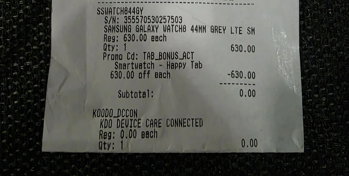 Samsung Galaxy Watch 8 44mm Grey LTE - Like New! - photo 2