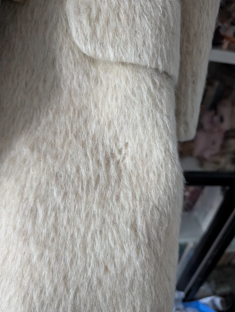 Vintage Gainsborough by Samuel Irving Mohair Fur Collar Coat - photo 2