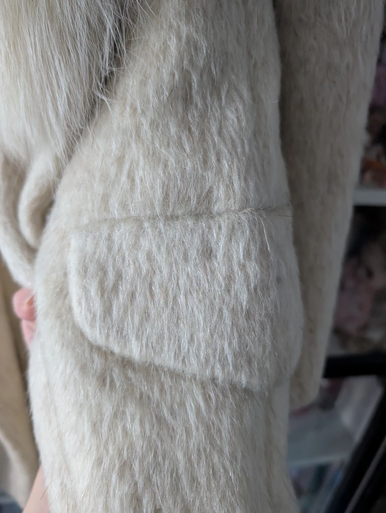 Vintage Gainsborough by Samuel Irving Mohair Fur Collar Coat - photo 3