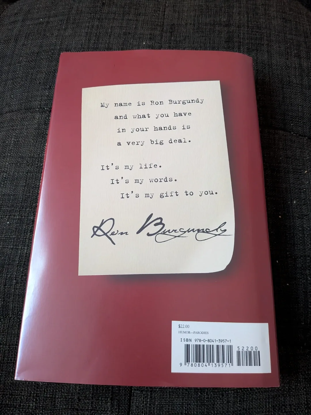 Ron Burgundy - Let Me Off at the Top! Book image indicator(2)