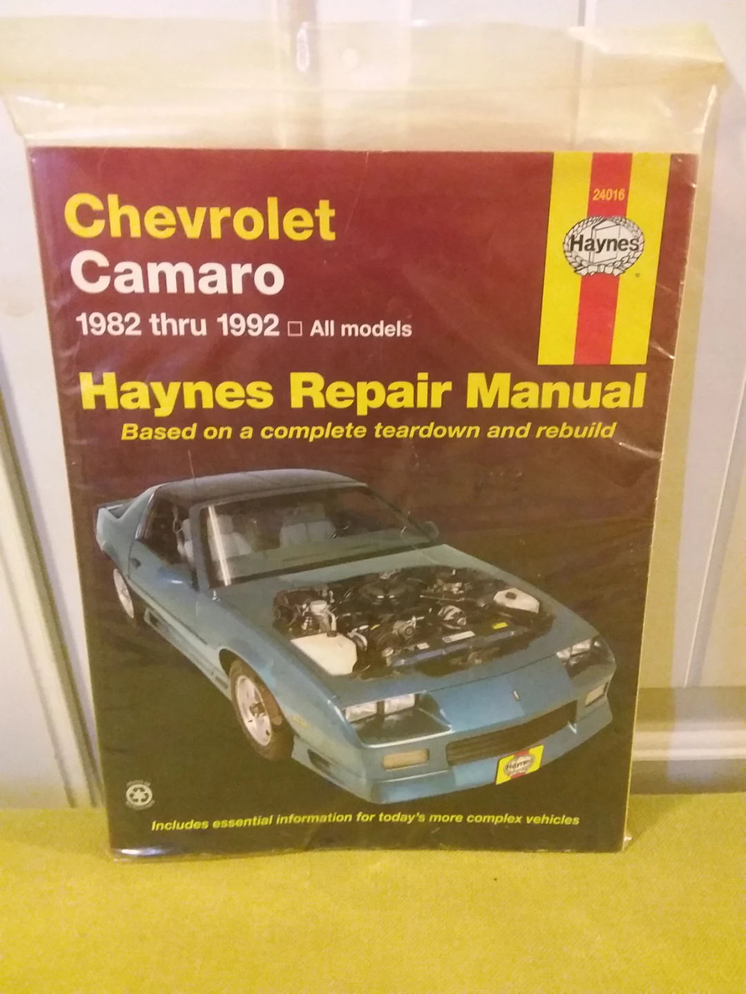 🚗 ➡️ Chevrolet Camaro Haynes Repair Manual (1982-1992)