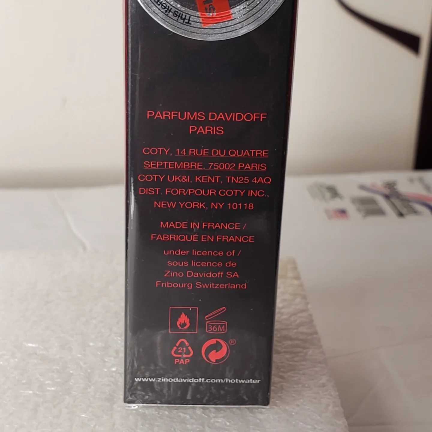 BrandNew Davidoff Hot Water Made in France Great Christmas gift image indicator(4)