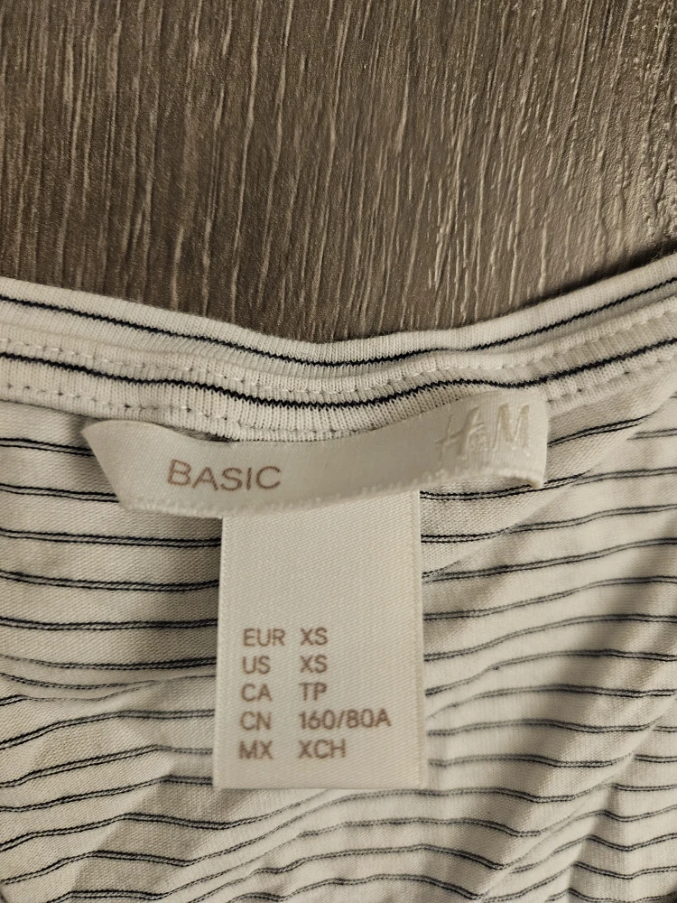 H&M Basic Striped Tee - Size XS - photo 2
