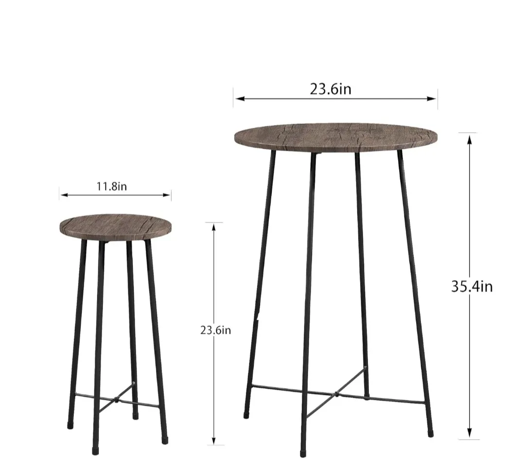 Round Table, 35.4 in Height 2 pieces image indicator(2)