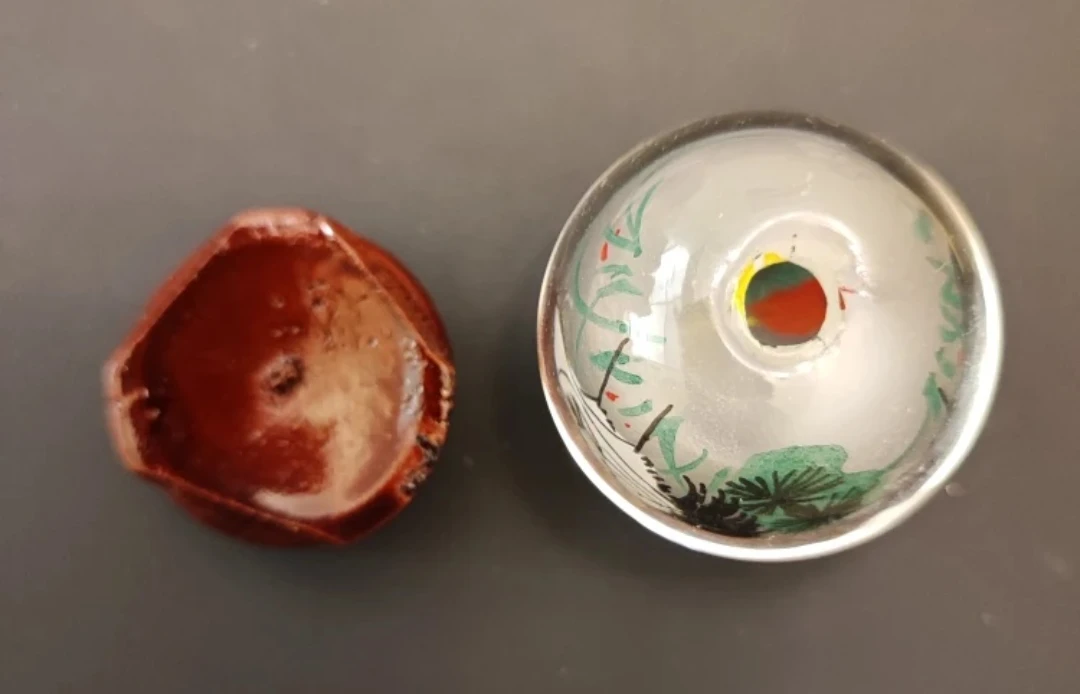 Birds Glass Ball with Stand & Box - photo 4