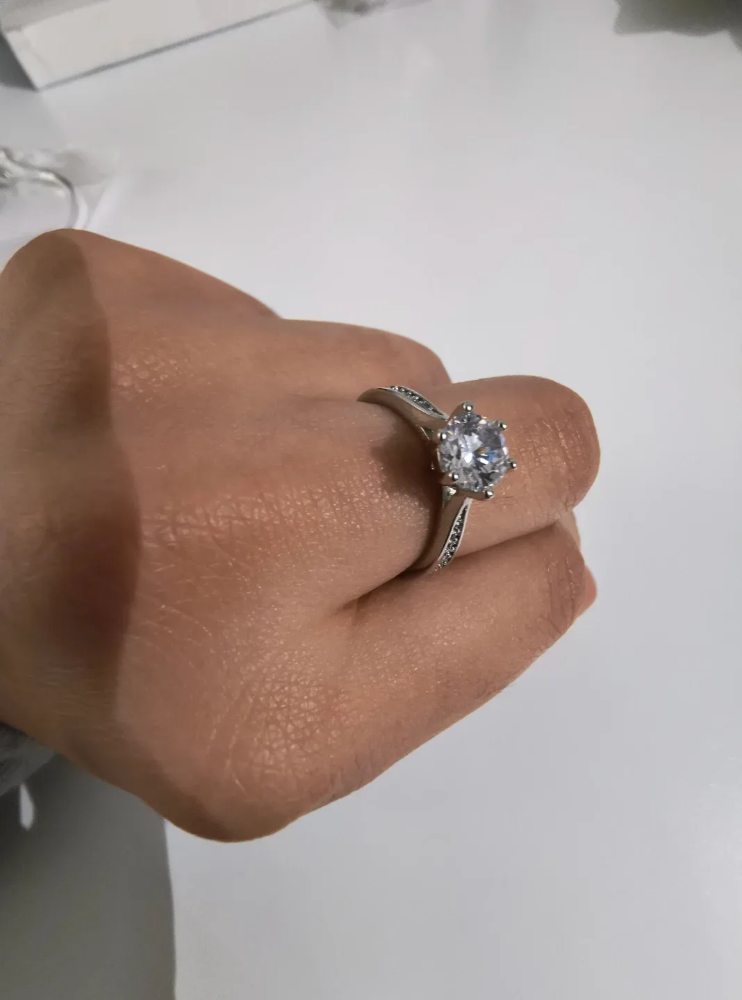 Silver Ring with Stone image indicator(3)