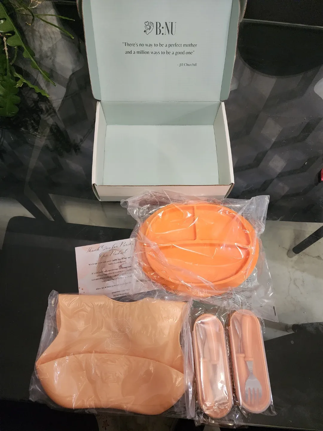 BNU Eco Friendly Baby Feeding Set - New in Box! image indicator(2)