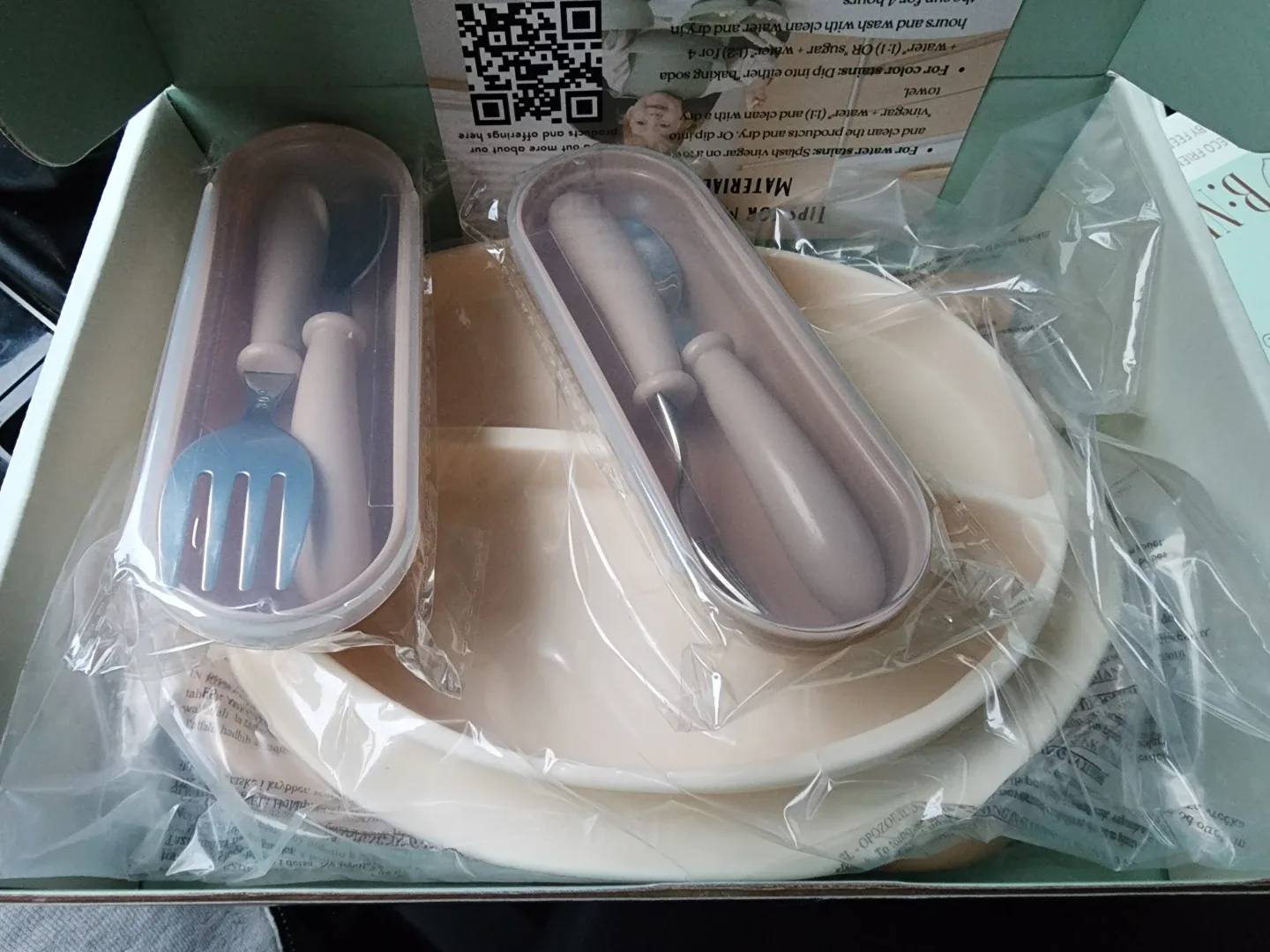 BNU Eco Friendly Baby Feeding Set - New in Box! image indicator(3)