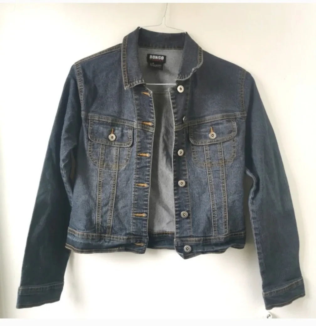 Women's sz med Bongo jean jacket