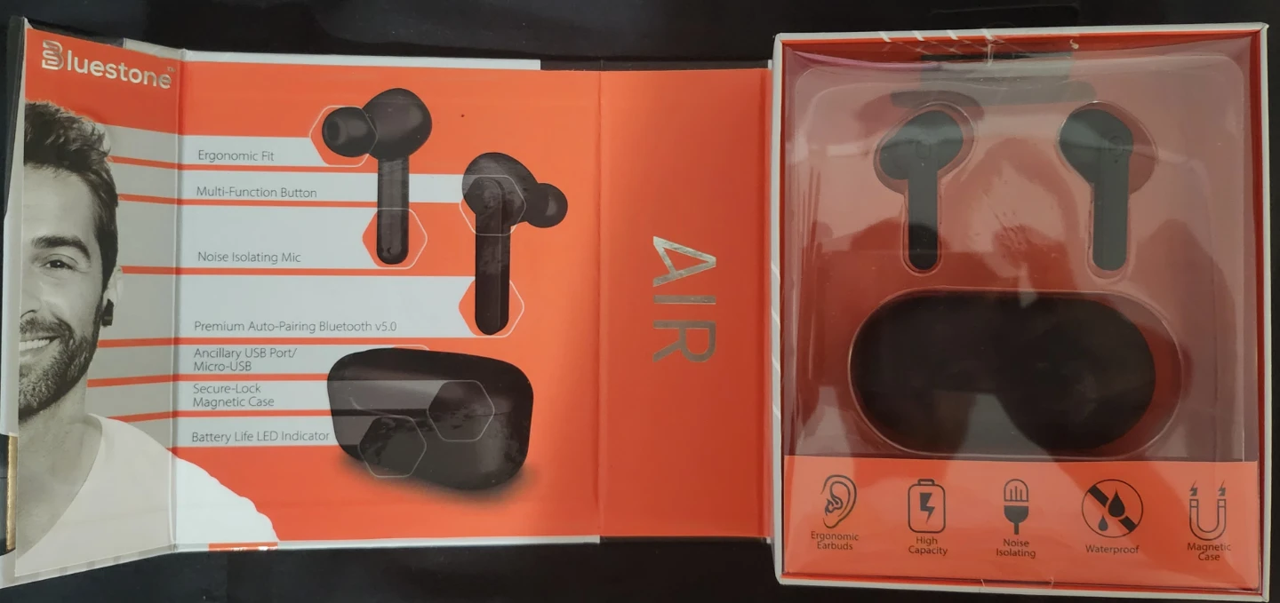 Bluestone Air Truly Wireless Stereo Earbuds - New - photo 3