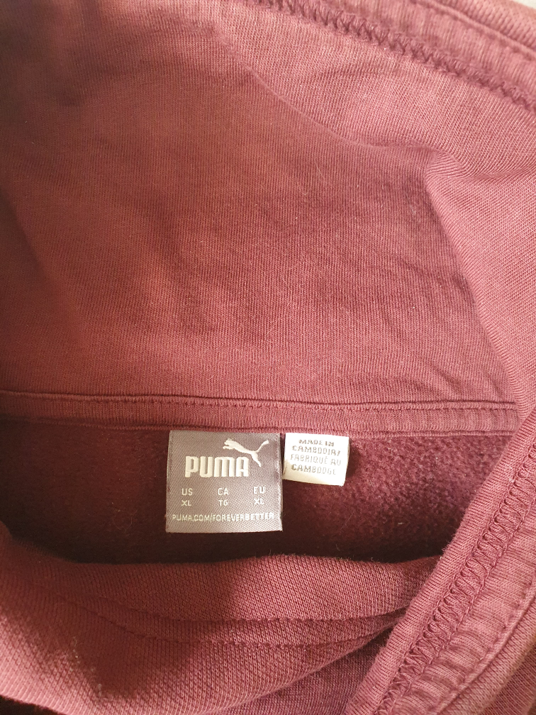 Puma Burgundy Pullover - Size small - photo 3