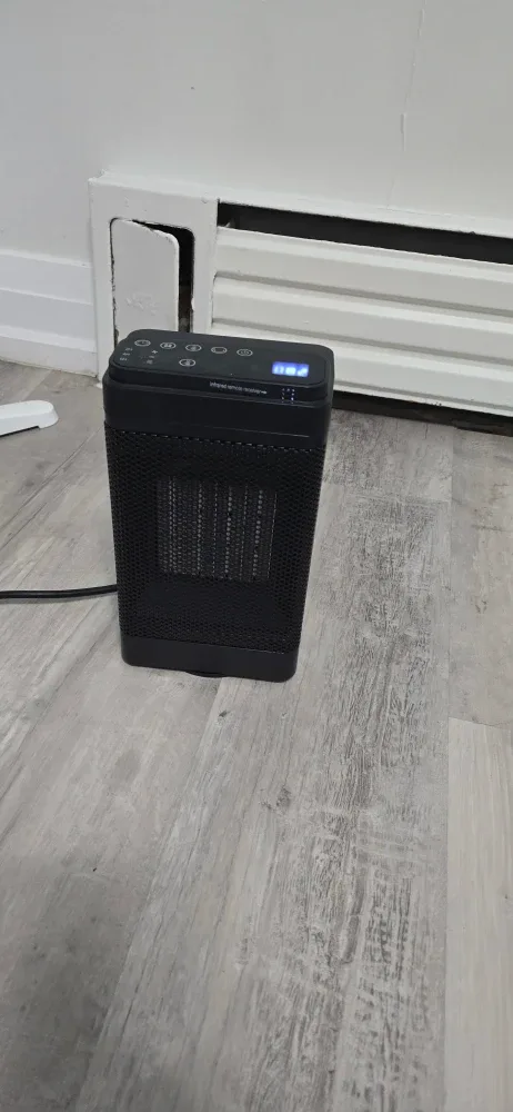 Black Portable Space Heater