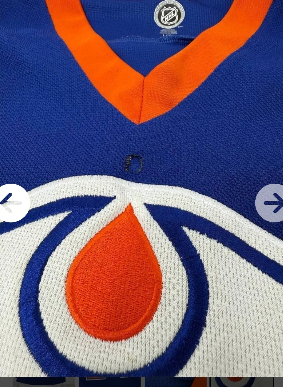 Edmonton Oilers NHL Jersey (L/XL) image indicator(4)