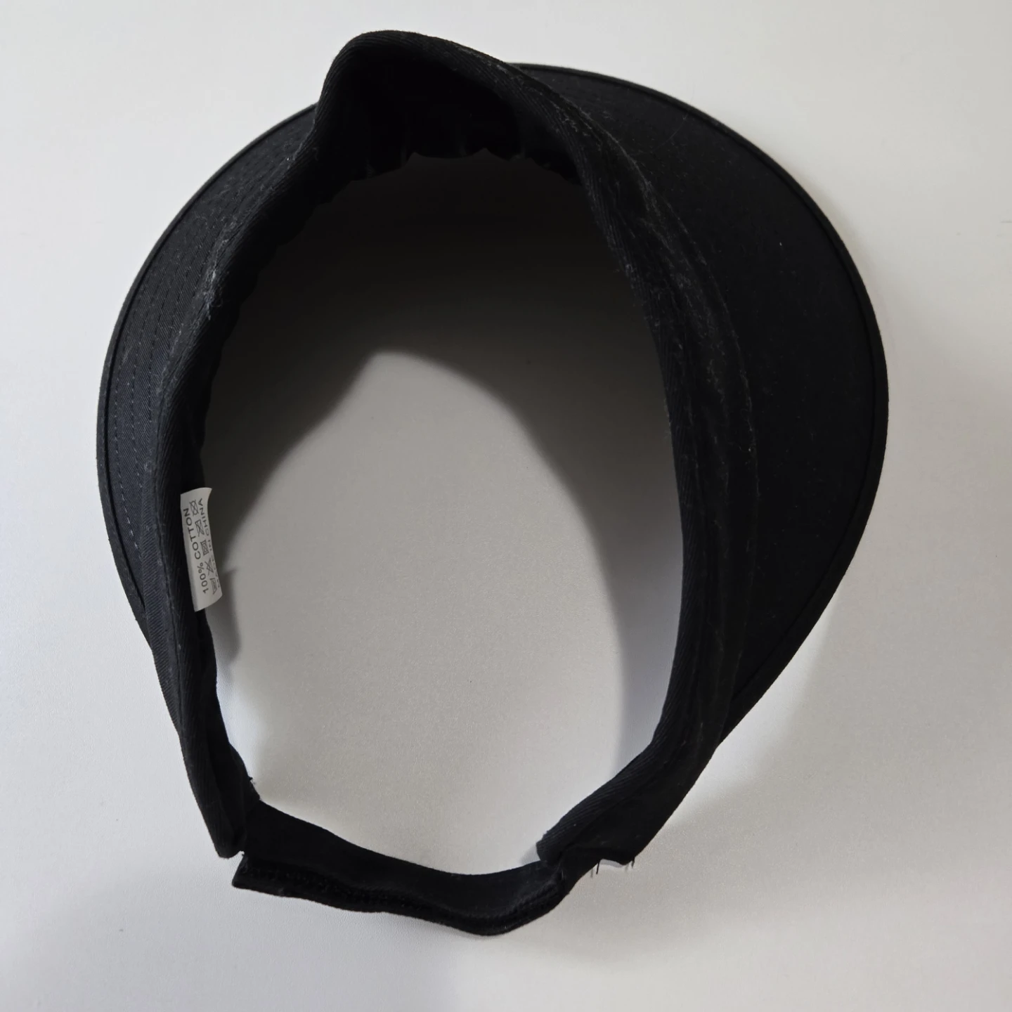 Black Cotton Visor - photo 2