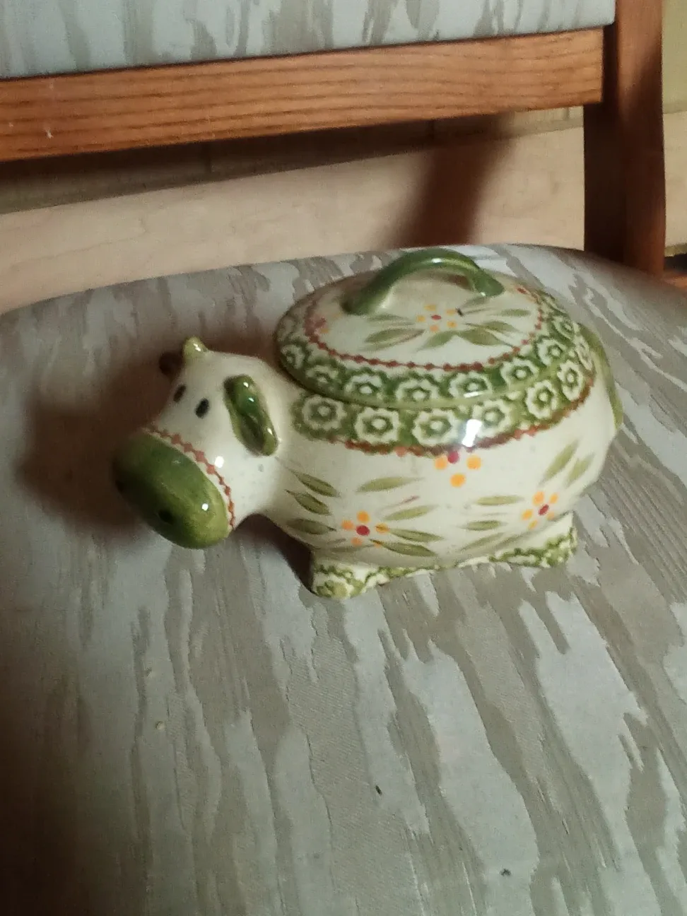 Temptations Old World Cow Sugar Bowl. #Cleanout image indicator(3)