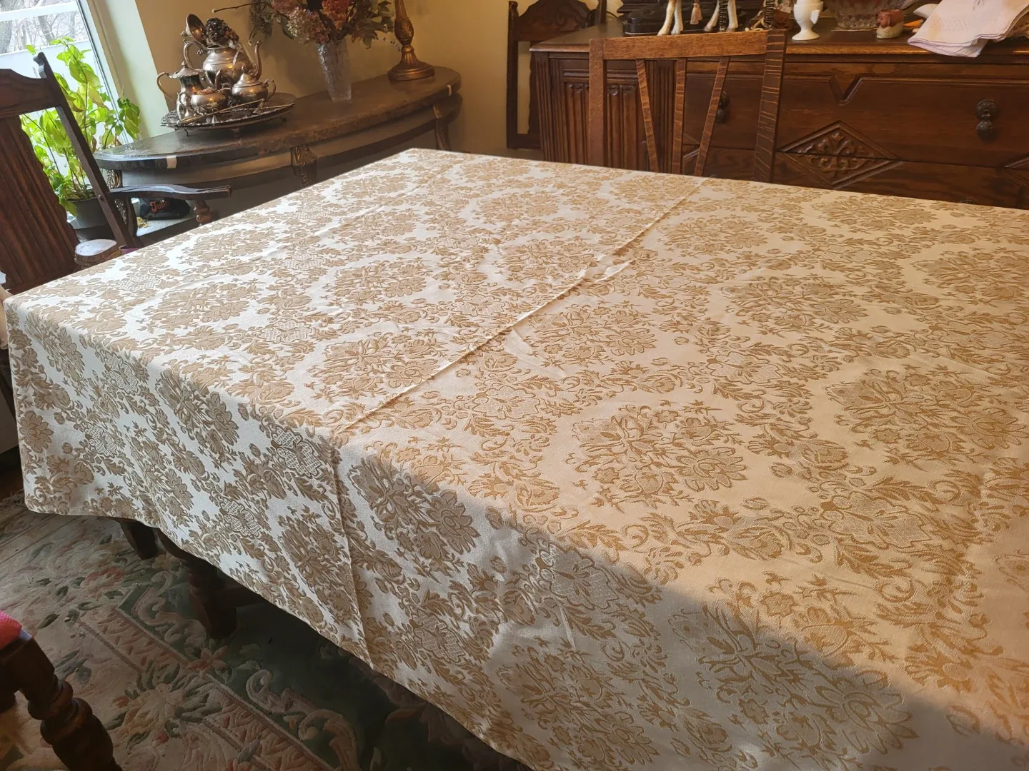 Large Waterford Linens Tablecloth