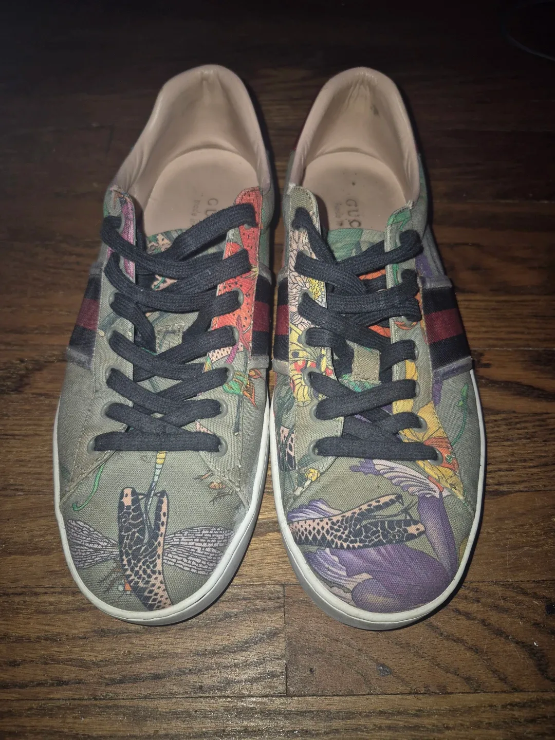Gucci Floral Print Sneakers