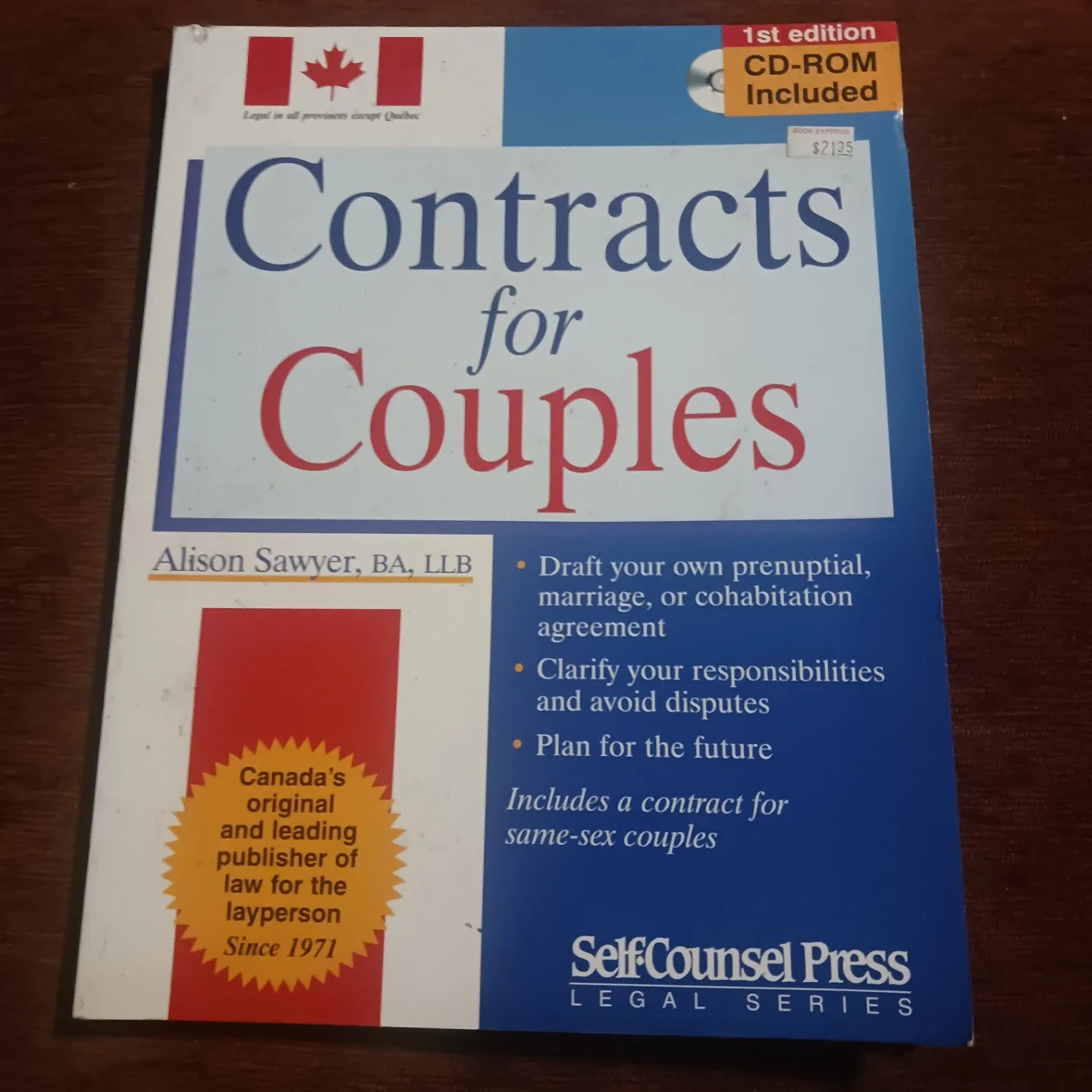Contracts for Couples by Alison Sawyer