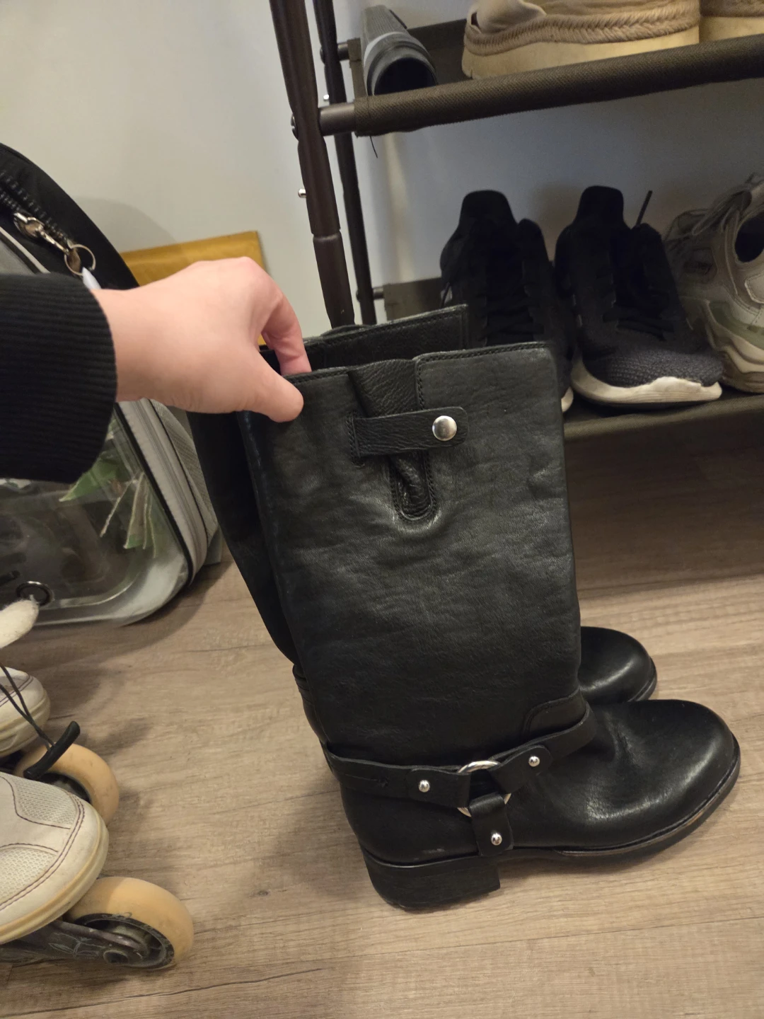 Rockport Leather Rider Boots