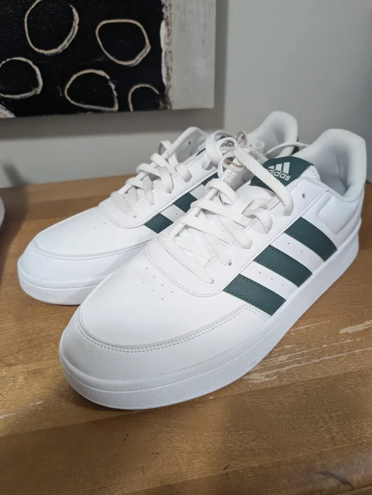 Adidas Court Team Bounce White/Green Sneakers