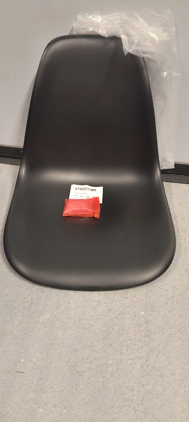 Structube Black Chair Seat (No legs) - photo 4