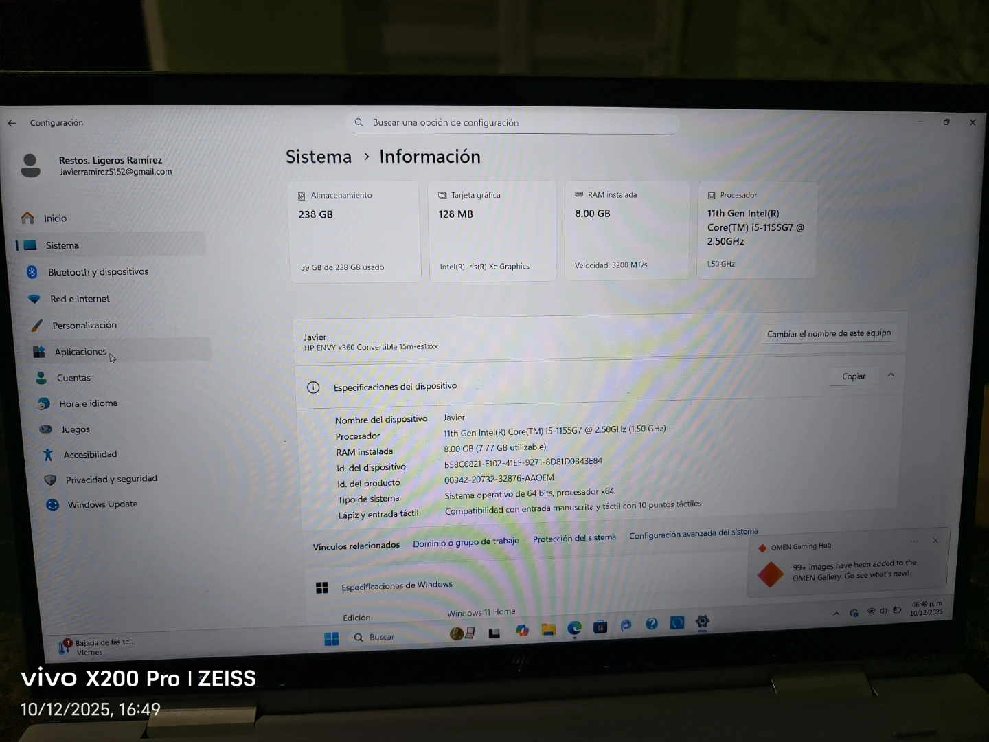 HP Envy x360 Convertible 15m-es1xxx Laptop - photo 4