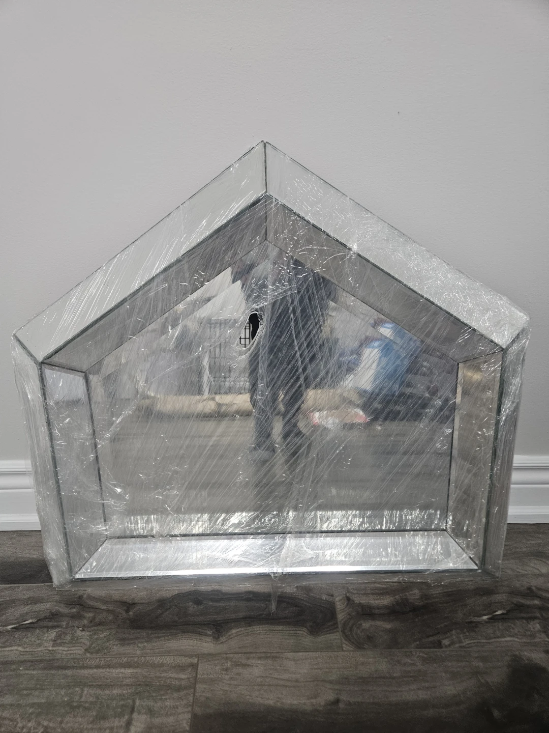 Mirror with Silver Frame