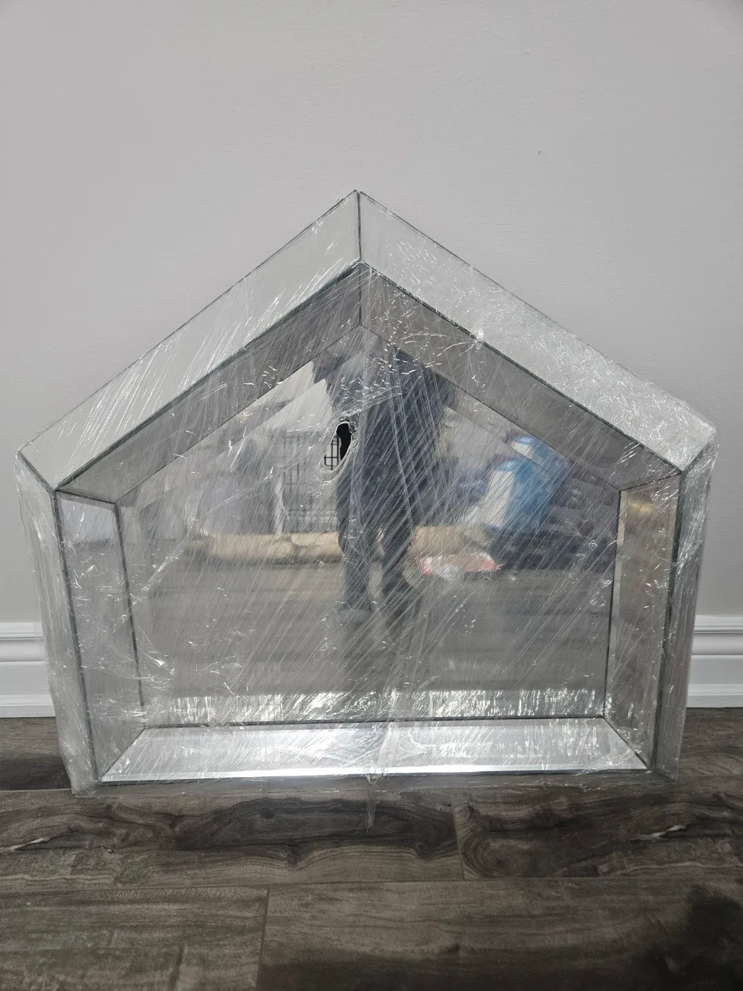 Mirror with Silver Frame