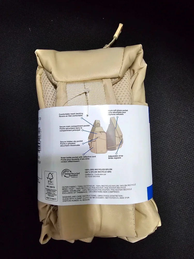 Mondetta Unisex Sling Bag, Cream #Cleanout ♻️ image indicator(2)