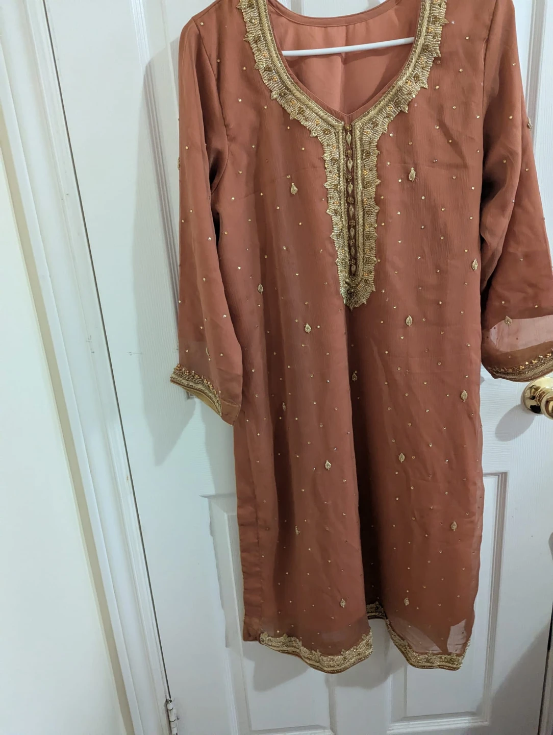 Bronze Salwar Kameez