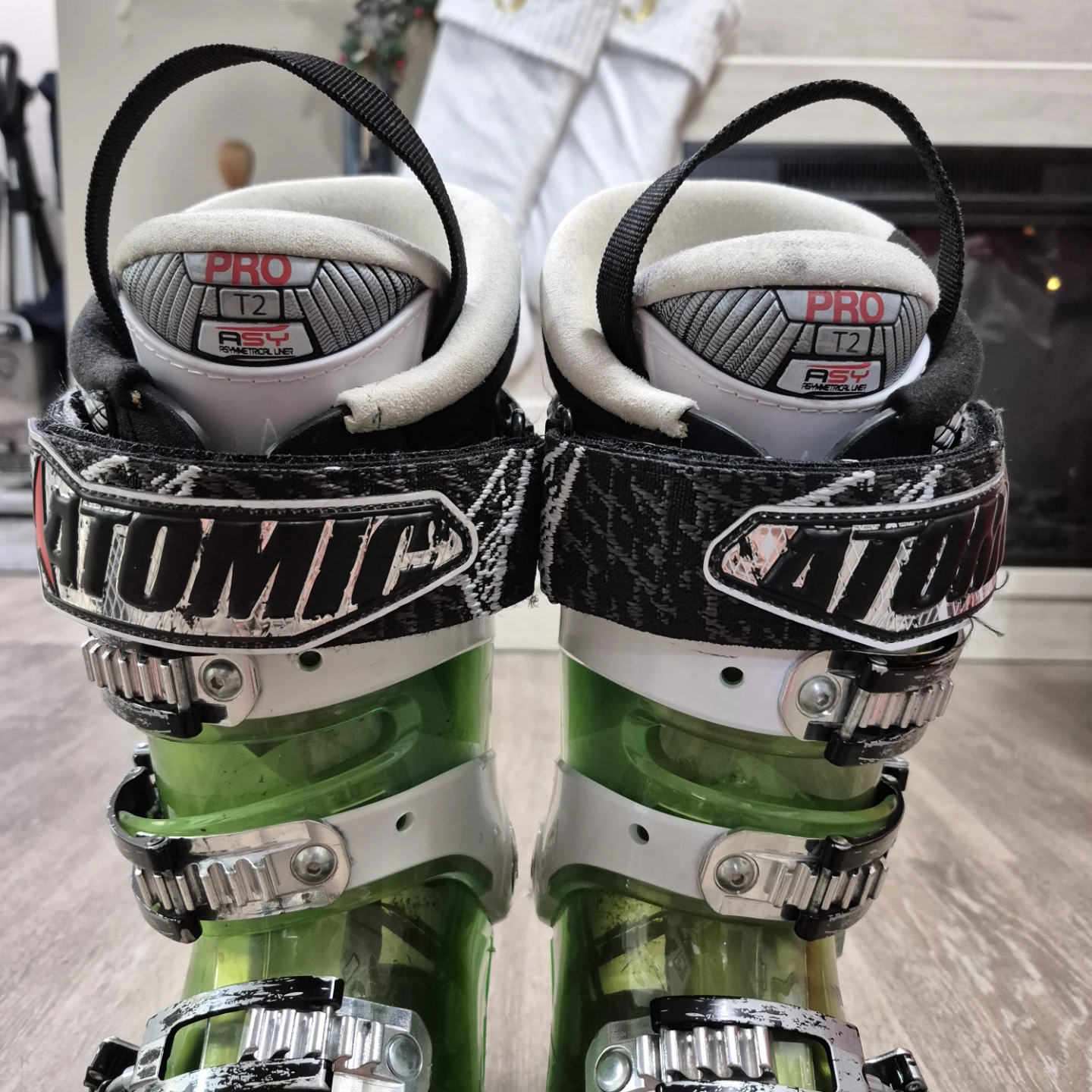 Atomic PRO T2 RTi Ski Boots - Green sz 27/27.5  9-10 men - photo 3