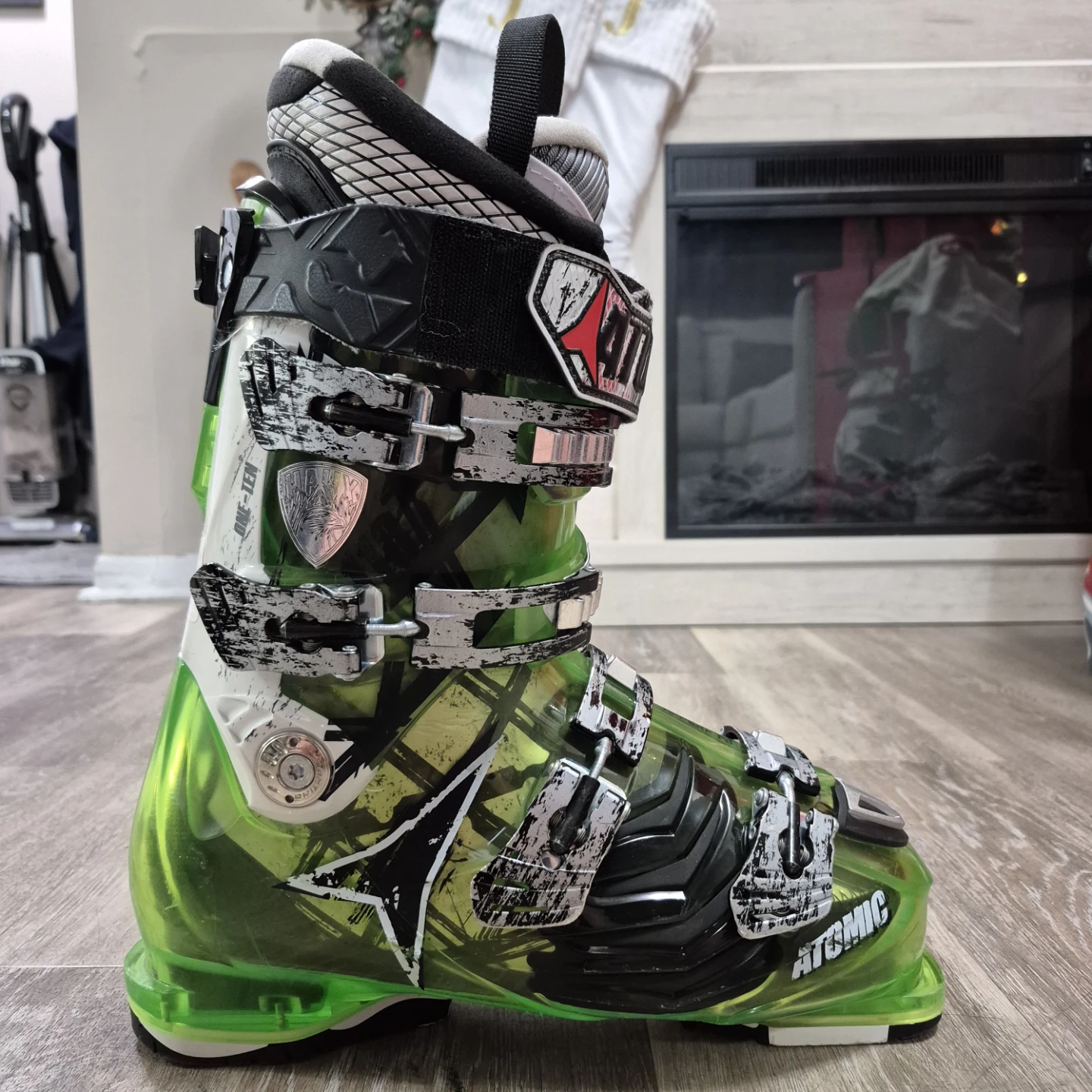 Atomic PRO T2 RTi Ski Boots - Green sz 27/27.5  9-10 men - photo 4