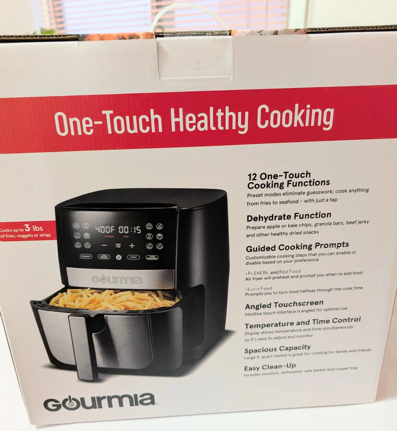 Gourmia 8QT Digital Air Fryer - Brand New! - photo 2