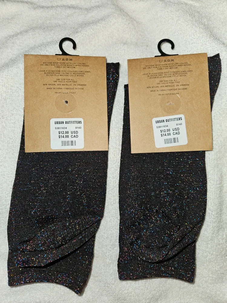 Urban Outfitters Sparkly Socks image indicator(2)