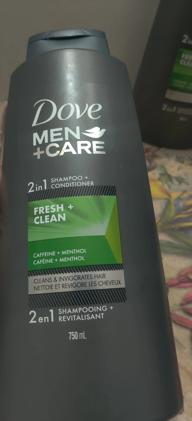 Dove Men+Care 2 in 1 Shampoo + Conditioner 750mLx2 - photo 2